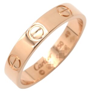 カルティエ Cartier リング 指輪 ミニラブリング ピンクゴールド #49(JP9) スモールモデル LOVE Ring 750PG 9号 B4085200 【中古】新品同様品