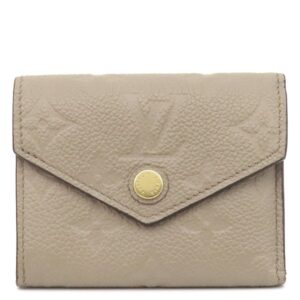 【★3％OFFクーポン】ルイヴィトン LOUIS VUITTON 三つ折り財布 ポルトフォイユ ゾエ モノグラムアンプラント トゥルトレール ゴールド金具 コンパクト財布 M69800 RFID 【箱】 【中古】中古美品