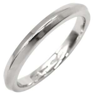 ブルガリ BVLGARI リング 指輪 フェディ プラチナシルバー プラチナ950 シンプル バンドリング 19号 【中古】