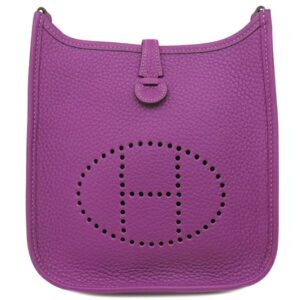 エルメス HERMES ショルダーバッグ エヴリンTPM トリヨンクレマンス アネモネ シルバー金具 紫 Z刻印 【箱】 【中古】