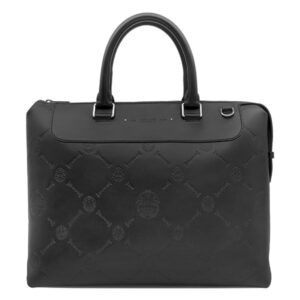 ベルルッティ BERLUTI 2WAYバッグ オン タイム ブリーフケース レザー ヴェネチアカーフレザー ブラック シルバー金具 黒 ビジネスバッグ ショルダーバッグ 【箱】 【中古】