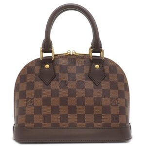【★3%OFFクーポン】ルイヴィトン LOUIS VUITTON 2WAYバッグ アルマBB ダミエキャンバス ダミエエベヌ ゴールド金具 茶 ショルダーバッグ ハンドバッグ N41221 AR1109 【保存袋】 【中古】中古品