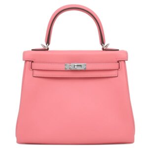 エルメス HERMES 2WAYバッグ ケリー25 内縫い ヴォースイフト ローズエテ シルバー金具 ハンドバッグ ショルダー Y 【保存袋】 【中古】新品同様品