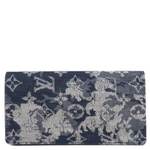 【★3％OFFクーポン】ルイヴィトン LOUIS VUITTON 長財布 ポルトフォイユ ブラザ NM キャンバス モノグラムタペストリーキャンバス モノグラムタペストリー 紺 二つ折り M80032 RFID 【箱】 【中古】新品同様品