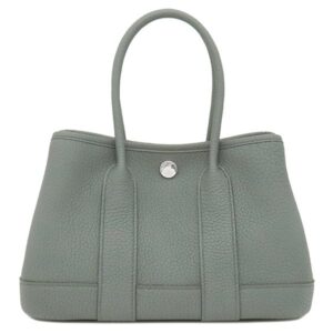 エルメス HERMES ハンドバッグ ネオ ガーデン23 ネゴンダ ヴェールアマンド シルバー金具 未使用 ガーデンパーティー 2025年製 K 【箱】 【中古】未使用保管品