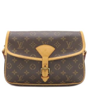 【★3％OFFクーポン】ルイヴィトン LOUIS VUITTON ショルダーバッグ ソローニュ モノグラムキャンバス モノグラム ゴールド金具 茶 斜め掛け M42250 TJ3193 【中古】中古品