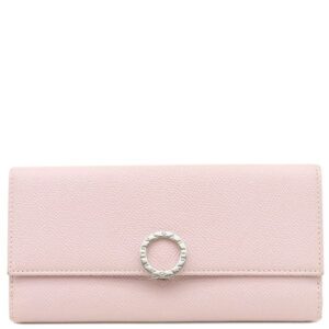 ブルガリ BVLGARI 長財布 ブルガリ ブルガリ レザー ピンク シルバー金具 二つ折り 30417 【箱】 【中古】中古品