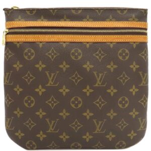 ルイヴィトン LOUIS VUITTON ショルダーバッグ ポシェット ボスフォール モノグラムキャンバス モノグラム ゴールド金具 茶 M40044 MI0095 【中古】
