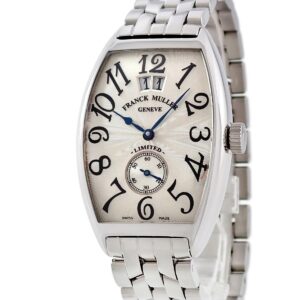 フランクミュラー FRANCK MULLER トノウカーベックス リミテッド2000 2851S6 シルバー ギョウシェ 青針 限定 メンズ 腕時計自動巻き シルバー 【中古】中古美品