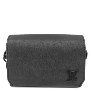 【★3%OFFクーポン】ルイヴィトン LOUIS VUITTON ショルダーバッグ ファストライン ウェアラブル ウォレット レザー アエログラムレザー ブラック ブラック金具 黒 アエログラム M82085 RFID 【箱】 【中古】新品同様品