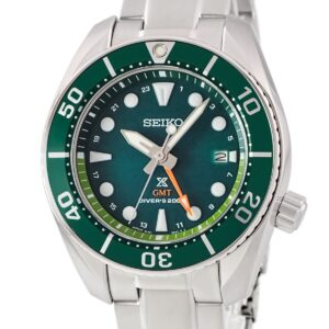 セイコー SEIKO プロスペックス ダイバースキューバ SBPK001 5R65-0AA0 ソーラー GMT グリーン デイト メンズ 腕時計クオーツ グリーン 【中古】中古美品
