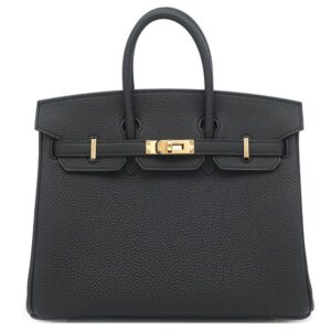 エルメス HERMES ハンドバッグ バーキン25 トゴ ブラック ゴールド金具 新品 未使用 黒 2025年製 K 【箱】 【中古】