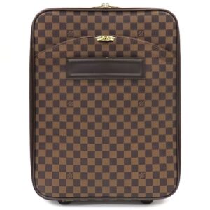 ルイヴィトン LOUIS VUITTON キャリーバッグ ペガス45 ダミエキャンバス ダミエエベヌ ゴールド金具 スーツケース 茶 2輪 鍵・パドロック欠品 N23293 SP1012 【中古】
