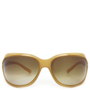 プラダ PRADA サングラス アイウェア 72□16 プラスチック ブラウンベージュ GACKT ガクト着用モデル ブラウングラデーション SPR14G 【箱】 【中古】