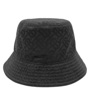 バーバリー BURBERRY ハット TB モノグラム バケットハット ナイロン ポリエステル ブラック M 帽子 Mサイズ 8031026 【中古】中古美品