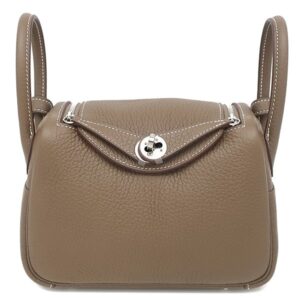 エルメス HERMES ショルダーバッグ リンディ2 ミニ 20 トリヨンクレマンス エトゥープ シルバー金具 新品 未使用 グレージュ U 【箱】 【中古】未使用保管品