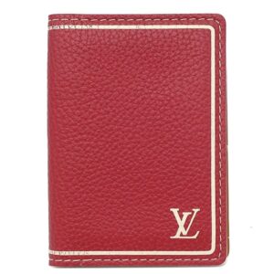 ルイヴィトン LOUIS VUITTON カードケース オーガナイザー ドゥ ポッシュ レザー レッド 赤 茶 名刺入れ パスケース M95253 CT0016 【保存袋】 【中古】中古美品