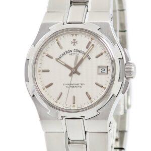 ヴァシュロン・コンスタンタン VACHERON CONSTANTIN オーヴァーシーズ ラージサイズ 42042/423A デイト トリチウム メンズ 腕時計自動巻き シルバー 【中古】