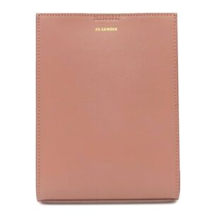 ジルサンダー Jil Sander ショルダーバッグ Tangle スモール カーフ ピンク ゴールド金具 斜め掛け 【保存袋】 【中古】新品同様品