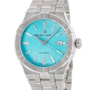 モーリスラクロア Maurice Lacroix アイコン オートマティック サマーエディション AI6008-SS00F-431-C 新品同様 限定 メンズ 腕時計自動巻き ブルー 【中古】新品同様品