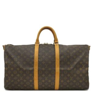 ルイヴィトン LOUIS VUITTON ボストンバッグ キーポル バンドリエール 55 モノグラムキャンバス モノグラム ゴールド金具 茶 旅行カバン M41414 TH0947 【中古】
