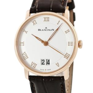 ブランパン BLANCPAIN ヴィルレ グランドデイト 6669-3642-55B OH済 K18RG無垢 シルバー ローマン メンズ 腕時計自動巻き シルバー 【中古】中古美品