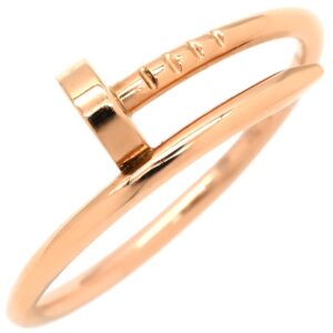 カルティエ Cartier リング 指輪 ジュストアンクル スモール ピンクゴールド #59(JP19) 750 JUSTE UN CLOU 釘モチーフ 19号 B4225800 【保証書】 【中古】中古美品
