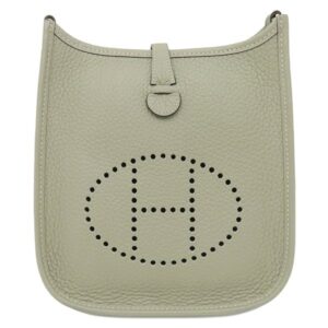 エルメス HERMES ショルダーバッグ エヴリン TPM 16 ロング トリヨンクレマンス セージ ゴールド金具 エブリン B 【箱】 【中古】未使用保管品