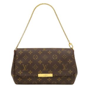 【★3％OFFクーポン】ルイヴィトン LOUIS VUITTON 2WAYバッグ フェイボリット MM モノグラムキャンバス モノグラム ゴールド金具 茶 ハンドバッグ ショルダー 斜め掛け M40718 FL3152 【中古】中古美品