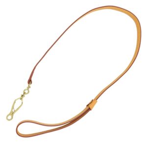 【★3％OFFクーポン】ルイヴィトン LOUIS VUITTON 小物 レッス バクスターMM ヌメ革 ナチュラル ゴールド金具 犬 中型犬 リード リーシュ 散歩紐 ドッグリード ペット用品 M58051 SL0012 【中古】中古美品