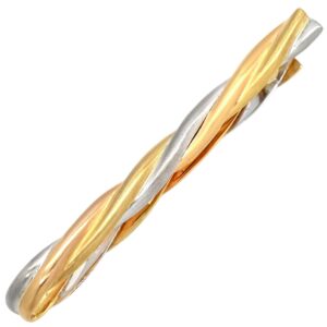 カルティエ Cartier タイピン トリニティ イエローゴールド×ピンクゴールド×ホワイトゴールド 3カラー 3ゴールド タイバー 750 18K 【中古】中古品