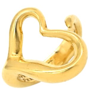 ティファニー Tiffany & Co リング 指輪 オープンハート イエローゴールド T＆Co. 750 750YG エルサ ペレッティ 5.5号 【中古】中古品