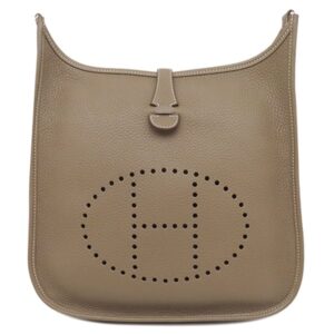 エルメス HERMES ショルダーバッグ エヴリン3 PM トリヨンクレマンス エトゥープ シルバー金具 グレージュ エブリン 2024年製 W 【箱】 【中古】新品同様品
