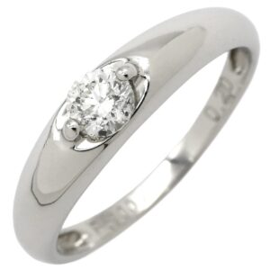 リング 指輪 ダイヤモンド 0.20ct リング プラチナシルバー 1P 1粒 1石 ブリリアントカット プラチナ 7号 【中古】新品同様品