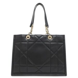 クリスチャン・ディオール Christian Dior トートバッグ アーキカナージュ エッセンシャル ミディアム レザー ブラック ゴールド金具 黒 トート M8721OZVJ 【中古】中古美品