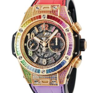 ウブロ HUBLOT ビッグバン ウニコ キングゴールド レインボー 411.OX.9910.LR.0999 K18KG無垢 マルチカラー メンズ 腕時計自動巻き マルチカラー 【中古】