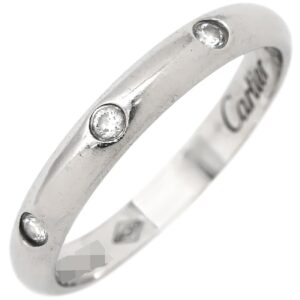 カルティエ Cartier リング 指輪 1895 クラシック ウエディング プラチナシルバー #44(JP4) 3Pダイヤ プラチナ950 4号 【中古】中古品