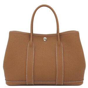 エルメス HERMES トートバッグ ガーデンパーティーTPM 30 ネゴンダ ゴールド シルバー金具 新品 未使用 オールレザー 2026年製 G 【箱】 【中古】未使用保管品