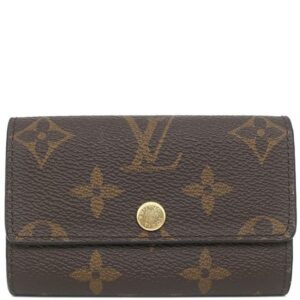 ルイヴィトン LOUIS VUITTON キーケース ミュルティクレ6 モノグラムキャンバス モノグラム ゴールド金具 茶 6連 6本 M62630 RFID 【箱】 【中古】