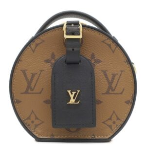 【★3％OFFクーポン】ルイヴィトン LOUIS VUITTON ショルダーバッグ ミニ ボワットシャポー レザー モノグラムリバースキャンバス モノグラムリバース ゴールド金具 茶 ショルダー M68276 RFID 【中古】中古美品
