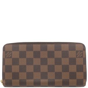 ルイヴィトン LOUIS VUITTON 長財布 ジッピー ウォレット ダミエキャンバス ダミエエベヌ ゴールド金具 茶 ラウンドファスナー N41661 CA0188 【箱】 【中古】