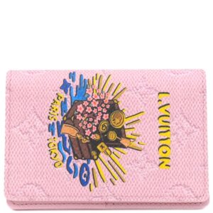 ルイヴィトン LOUIS VUITTON カードケース オーガナイザー ドゥ ポッシュ モノグラムキャンバス ピンク カード入れ 名刺入れ 新品 未使用 M25973 RFID 【箱】 【中古】