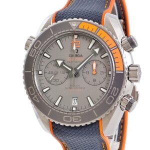 オメガ OMEGA シーマスター プラネットオーシャン 600M 215.92.46.51.99.001 新品同様 グレー オレンジ メンズ 腕時計自動巻き グレー 【中古】新品同様品