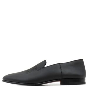 エルメス HERMES ローファー モカシン エクリプス レザー ブラック #39.5 黒 スリッポン H221981Z 【保存袋】 【中古】