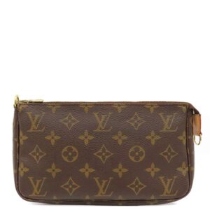 ルイヴィトン LOUIS VUITTON アクセサリーポーチ ポシェット アクセソワール モノグラムキャンバス モノグラム ゴールド金具 ポーチ ハンドバッグ M51980 VI0063 【中古】
