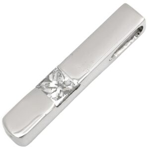 ペンダントトップ ダイヤモンド 0.15ct ホワイトゴールド プリンセスカット 18金 18K 750 WG ペンダントヘッド ネックレストップ 【中古】