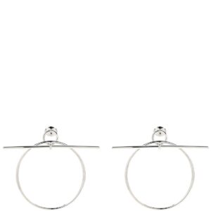 エルメス HERMES ピアス エシャペ MM シルバー925 シルバー AG925 クラスプモチーフ ループ 【箱】 【中古】