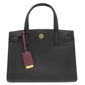 トリーバーチ TORY BURCH 2WAYバッグ ウォーカー スモール サッチェル レザー ブラック ゴールド金具 黒 ロビンソン ハンドバッグ ショルダー 【保存袋】 【中古】