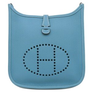 エルメス HERMES ショルダーバッグ エヴリン 23 トリヨンクレマンス ニューブルージーン シルバー金具 2025年製 K 【中古】未使用保管品