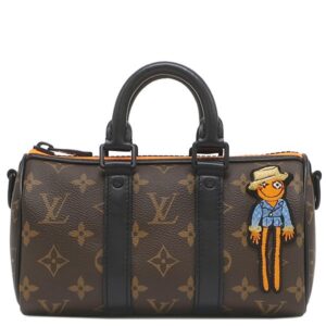 【★3％OFFクーポン】ルイヴィトン LOUIS VUITTON 2WAYバッグ LVフレンズ キーポルXS モノグラムキャンバス レザー モノグラム ブラック金具 ショルダー ミニボストン M80201 RFID 【中古】中古美品